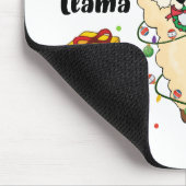 Weihnachts-Lama-Mauspad Mousepad (Ecke)