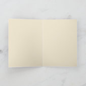 Weihnachts-Lama-Pun: Fleece Navidad Karte (Innenseite)