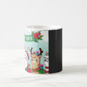Weihnachts-Lamas Kaffeetasse (Mittel)