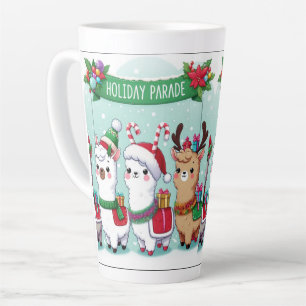 Weihnachts-Lamas Milchtasse