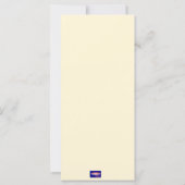 Weihnachts-Lampe Gruß (Rückseite)