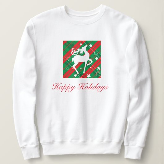 Weihnachts-Langarm-Sweatshirt Sweatshirt (Design vorne)
