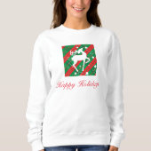 Weihnachts-Langarm-Sweatshirt Sweatshirt (Vorderseite)