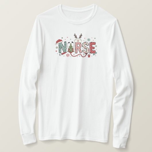Weihnachts-Langschläfer-Shirt T-Shirt (Design vorne)
