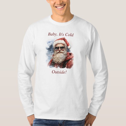 Weihnachts-Langschläfer-T - Shirt (Vorderseite)