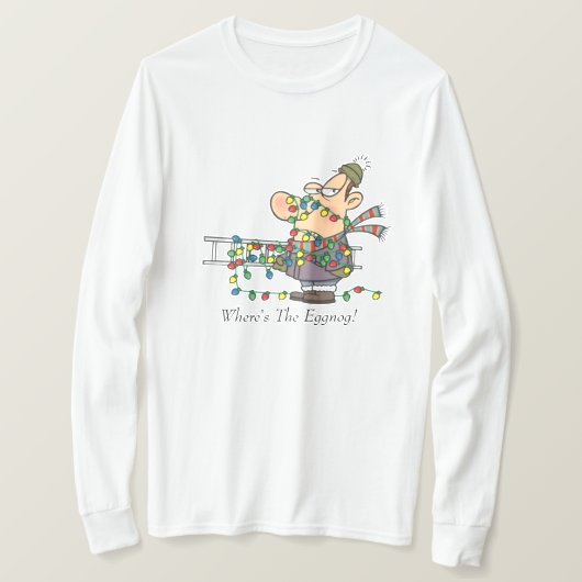 Weihnachts-Langschläfer-T - Shirt (Design vorne)