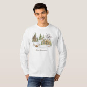 Weihnachts-Langschläfer-T - Shirt (Vorne ganz)