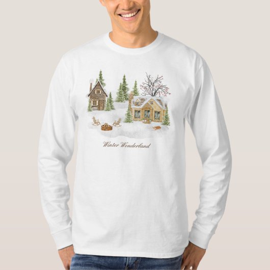 Weihnachts-Langschläfer-T - Shirt (Vorderseite)