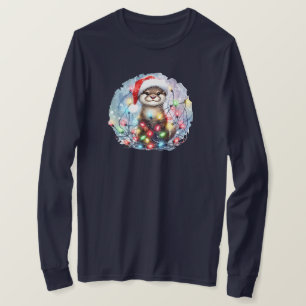 Weihnachts-Langschläfer-T - Shirt