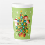 Weihnachts-Latte-Tasse Milchtasse (Vorderseite)