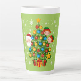 Weihnachts-Latte-Tasse Milchtasse