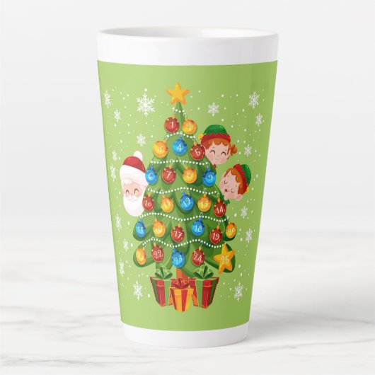 Weihnachts-Latte-Tasse Milchtasse (Vorderseite)