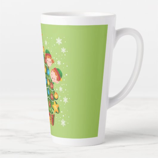 Weihnachts-Latte-Tasse Milchtasse (Rechts)