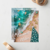 Weihnachts-Lebkuchen-Flachbildschirm Mitteilungskarte (Vorderseite/Rückseite Beispiel)