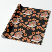 Weihnachts-Lebkuchen Geschenkpapier (Ungerollt)