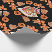 Weihnachts-Lebkuchen Geschenkpapier (Ecke)