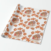 Weihnachts-Lebkuchen Geschenkpapier (Ungerollt)