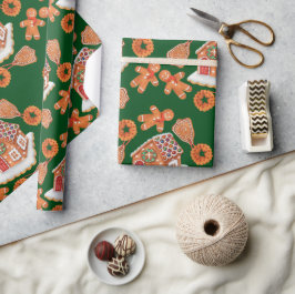 Weihnachts-Lebkuchen Geschenkpapier