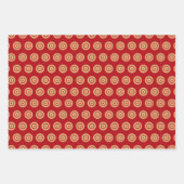 Weihnachts-Lebkuchen Geschenkpapier Set (Vorderseite 3)