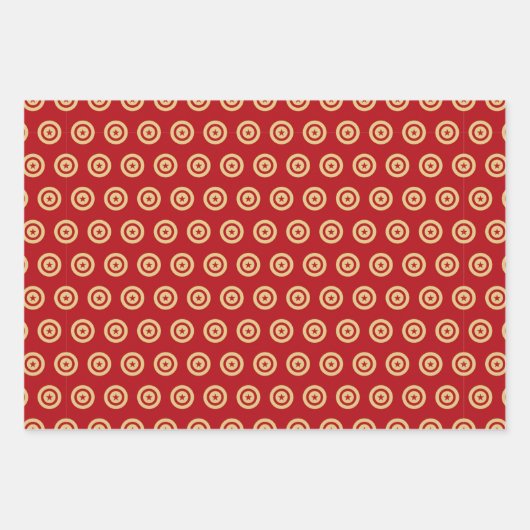 Weihnachts-Lebkuchen Geschenkpapier Set (Vorderseite 3)