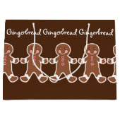 Weihnachts-Lebkuchen-Geschenktasche Große Geschenktüte (Vorderseite)