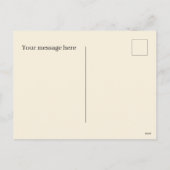 Weihnachts-Lebkuchen-Gesellschaft hinzufügen Feiertagspostkarte (Rückseite)