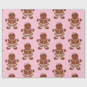 Weihnachts-Lebkuchen-Girls-Umschlagpapier Geschenkpapier (Flach)