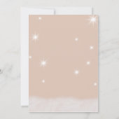 Weihnachts-Lebkuchen-Haus Dekorieren Party Einladung (Rückseite)