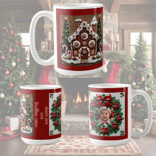 Weihnachts-Lebkuchen-Haus individuell anpassbar Kaffeetasse