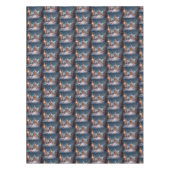 Weihnachts-Lebkuchen-Haus Starry Night Tischdecke (Vorderseite)