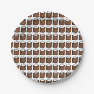Weihnachts-Lebkuchen-Kuchen Slice Holiday Teller