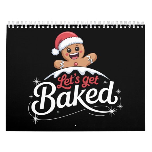 Weihnachts-Lebkuchen-Mann-Familie gebacken Kalender (Titelbild)