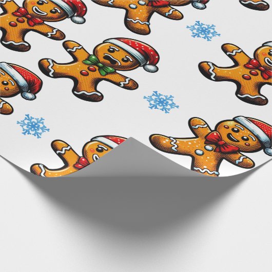 Weihnachts-Lebkuchen-Papier Geschenkpapier (Ecke)