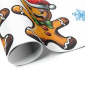 Weihnachts-Lebkuchen-Papier Geschenkpapier (Rolleneckpunkt)