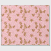 Weihnachts-Lebkuchen-Papier Geschenkpapier (Flach)