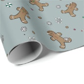 Weihnachts-Lebkuchen-Papier Geschenkpapier (Rolleneckpunkt)