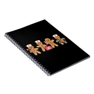 Weihnachts-Lebkuchen-Pflege-Team-Geschenke Notizblock
