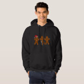 Weihnachts-Lebkuchen, Rollstuhl Hoodie (Vorne ganz)
