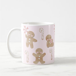 Weihnachts-Lebkuchen-Rosa Kaffeetasse