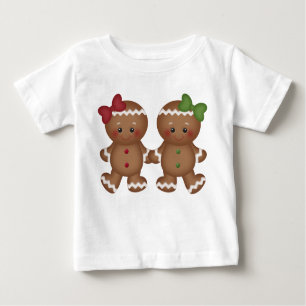 Weihnachts-Lebkuchen-T - Shirt