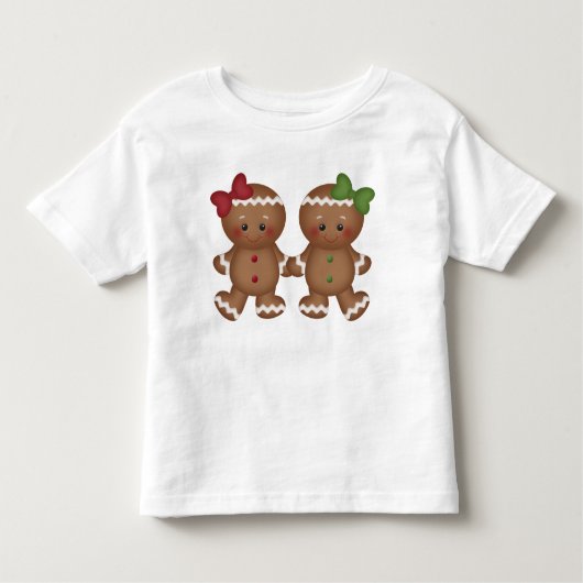 Weihnachts-Lebkuchen-T - Shirt (Vorderseite)