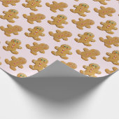 Weihnachts-Lebkuchen-Umschlagpapier Geschenkpapier (Ecke)
