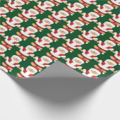 Weihnachts-Lebkuchen-Urlaubspapier Geschenkpapier (Ecke)