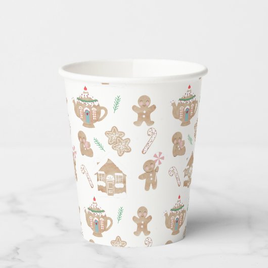 Weihnachts-Lebkuchenbecher Pappbecher (Links)