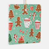 Weihnachts-Lebkuchendesign Keramikornament (Rechts)