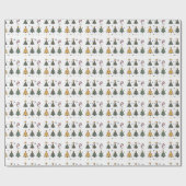 Weihnachts-Lebkuchenhaus Geschenkpapier (Flach)