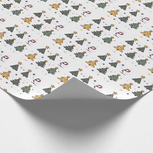 Weihnachts-Lebkuchenhaus Geschenkpapier (Ecke)