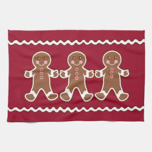 Weihnachts-Lebkuchenjungen-Küchentuch Geschirrtuch