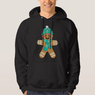 Weihnachts-Lebkuchenmann Lustiger Weihnachtsplätzc Hoodie