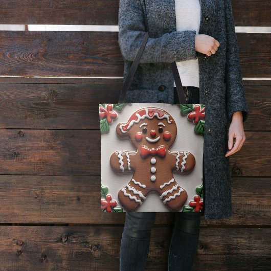 Weihnachts-Lebkuchenmann Tasche